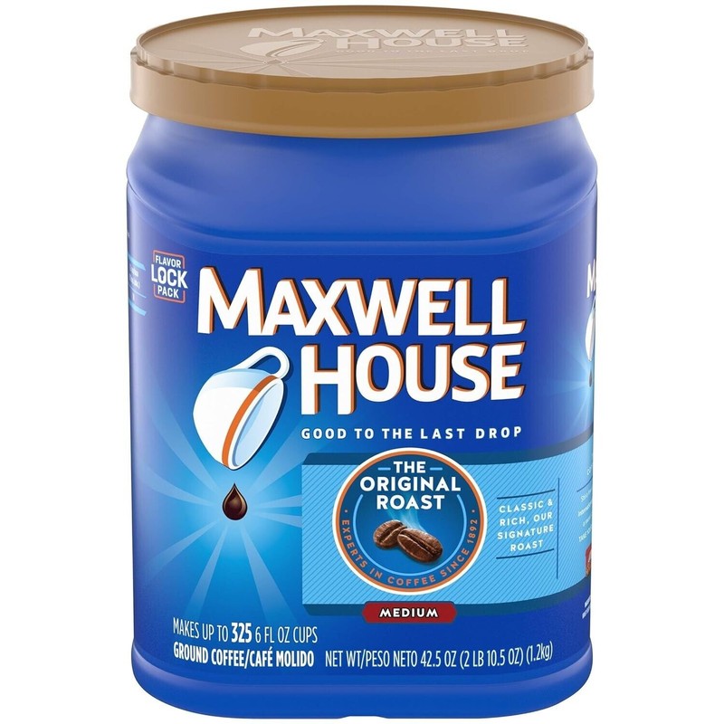 Maxwell House Original Medium Roast Ground Coffee 42.5 oz Canister