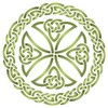 Stencils for Walls: Celtic Cross Stencil, 8.5 x 8.5 inch