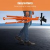 Gravee Heavy-Duty Pipe Stand Adjustable Folding Pipe Jack Stand |