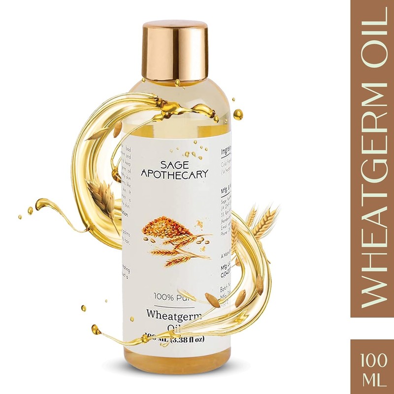  Pure & Natural Wheatgerm Oil for Skin, Hair, Face