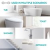 LORESJOY Max 110 kg Shower Handle, No Drilling, Grab Bars