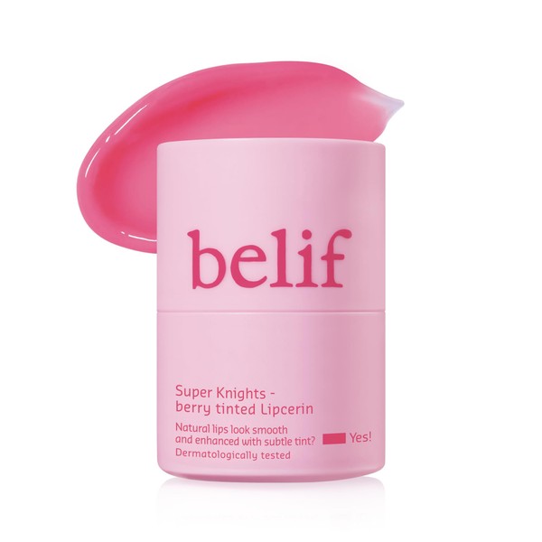 belif Super knights - berry tinted Lipcerin | Vibrant pink