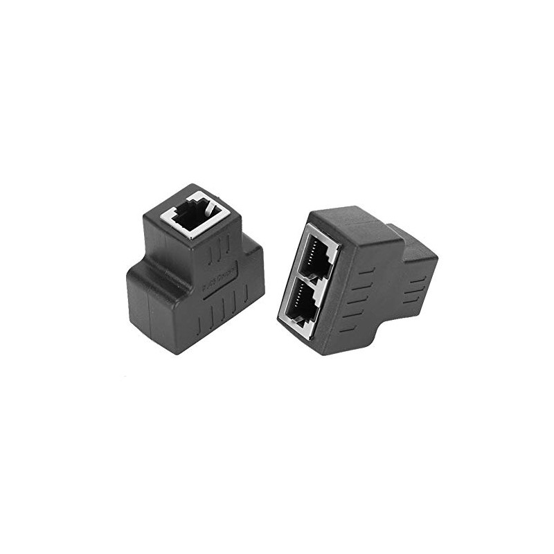 Adaptador Ethernet EBTOOLS, Interfaz Hembra RJ45, Extensor de Cable, Divisor