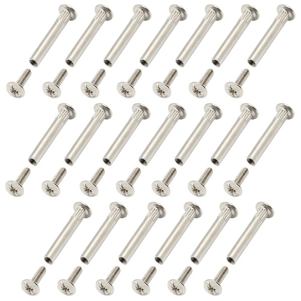 Yingcen Pack of 20 Furniture Screws M5 Sleeve Screw Thread