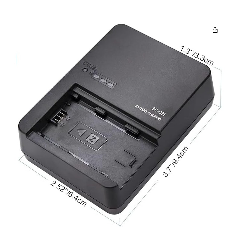 BC-QZ1 Battery Charger Compatible with Sony NP-FZ100 Z-Series Battery for