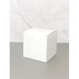 A Little Extra Co 100 pack White Boxes 3x3x3 Inches, Gift Boxes with Lids, Small Cardboard boxes, Crafts, Candy, Birthday Gift, Candle, Weddings, Birthdays