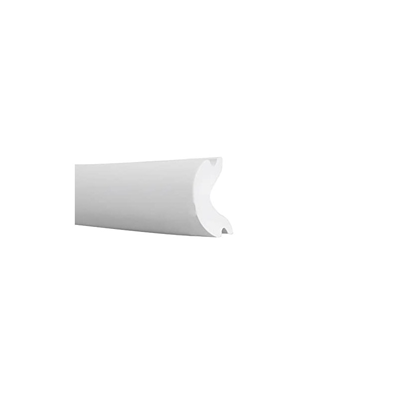 Steele Rubber Products 90-3582-240 5/8" Insert Molding Trim - White