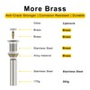 Cpbnorm Bathroom Sink Drain with Pop Up Drain Stopper Vanity