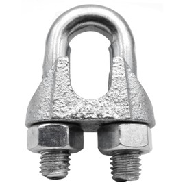 Design61 10x Wire Rope Clips 8 mm (5/16 Inch) Galvanised Formerly DIN 741