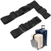 Paquete de 2 correas de equipaje para maletas, correas de
