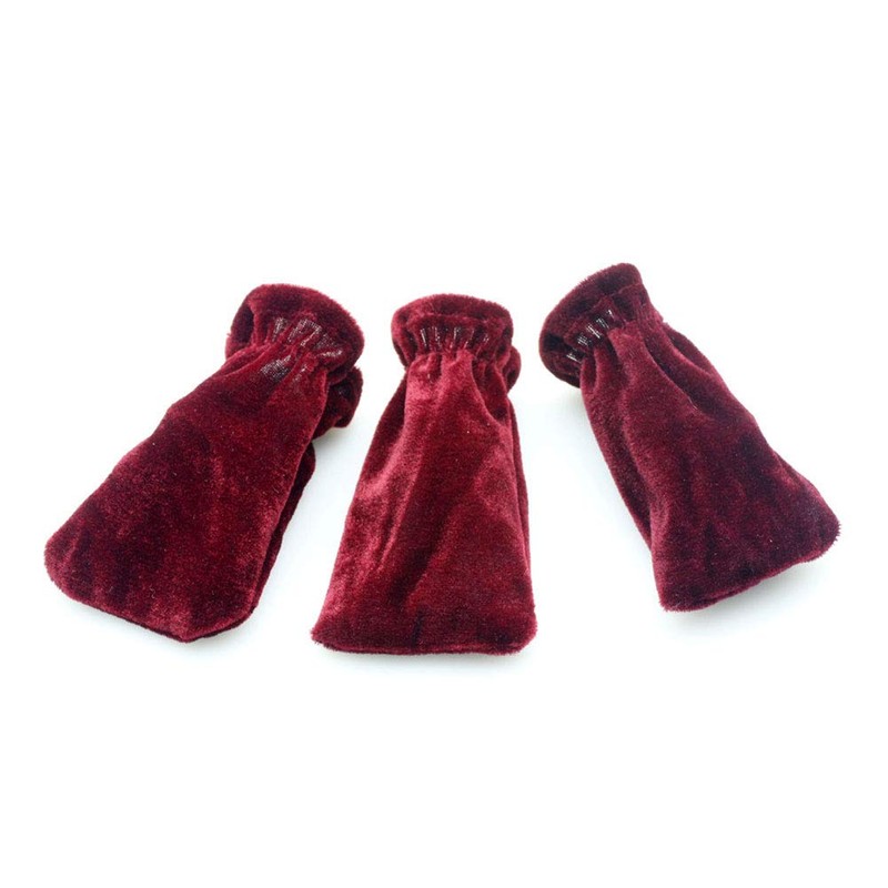 Wisecoco Piano Pedal Covers, 4Colors 3Pcs Pleuche Piano Pedal Protective