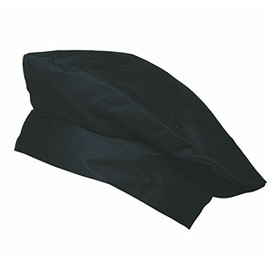 Karlowsky KM 14 andMORE Luka Beret Hat, 100% Cotton, Black, One Size