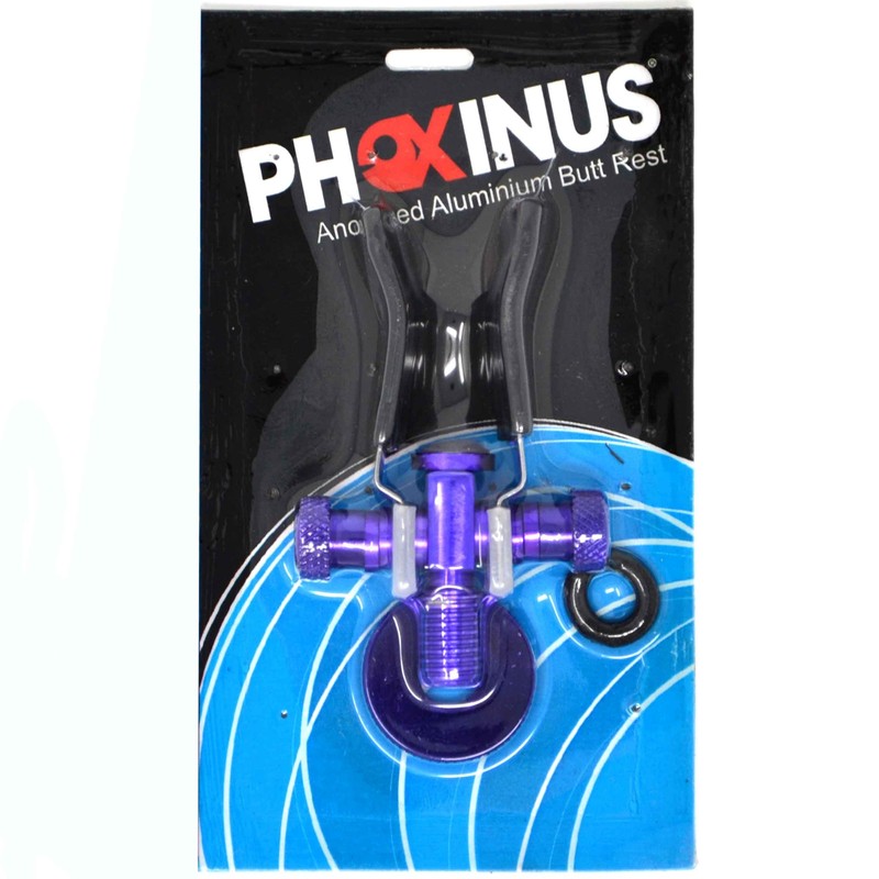 3 Pack of Phoxinus Anodised Aluminium Butt Rests. Adjustable rod