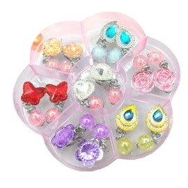 [AAGWW] Earrings, Girl, Cute, Ear Piercing, Belt Suspenders, Acrylic Diamond Series, Ears Painless, Jewelry Pendant, Accessories, Birthday Gift, Birthday Party, Fashion (Swallowtail, Butterfly,