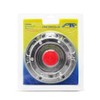 Pro Trucking Products Pair of Chromed Six Hole Hubcaps with