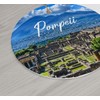 Pompeii Christmas Ornament – Double-Sided Ceramic Tree Decoration Featuring Mount