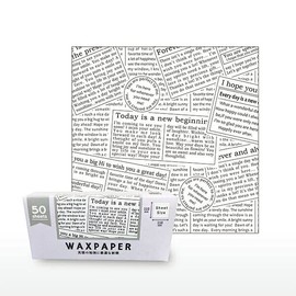 FBAXHP004-50 Wax Paper, SS (Best Newspapers for English Study English), Sheet Type, WAX Paper, Wrapping Paper, Sandwich Wrapping, Sandwich Wrapping