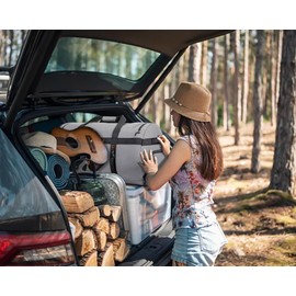 Hulongo 40L/60L/90L Large Waterproof Duffle Bag Backpack for Men, Mens Duffel Backpack Bags for Traveling, Heavy Duty (Grey, 40L)