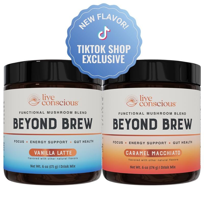 Live Conscious Beyond Brew Duo Flavor Bundles - Functional Mushroom