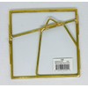 Tizo 4" X 4" Square Brass Photo Frames, Made in