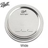 Ball Mason Jar Inner Lid & Ring Set (Wide, Silver