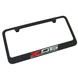 Elite Automotive Products, Inc. License Plate Frame for Chevy Z06 (Black)