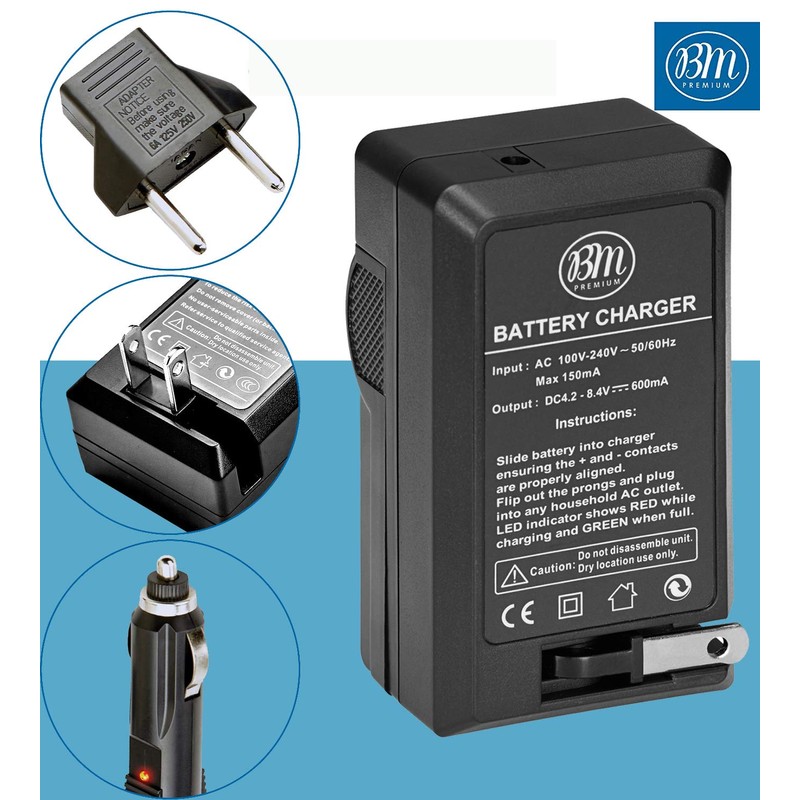 BM 3-Pack of LP-E17 Batteries and Charger for Canon EOS