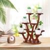 Jotsport 9 Pots Mini Succulent Stand Windowsill Small Plant Stand