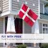 Anley Fly Breeze 3x5 Foot Denmark Flag Danish Dane National