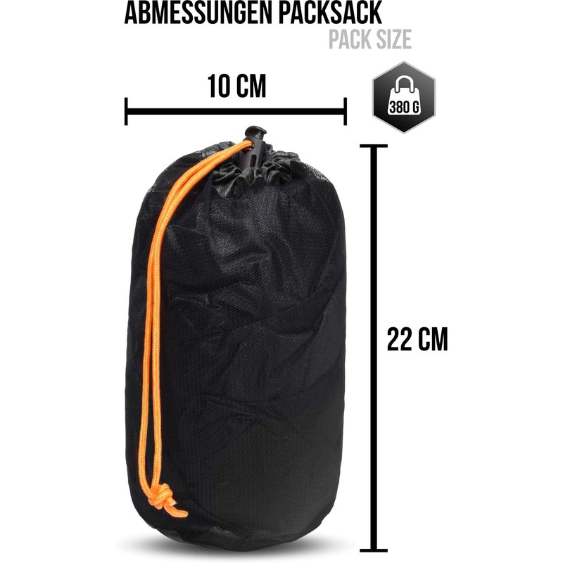 normani Bivvy Sleeping Bag Cover 100% Wind and Waterproof Breathability: