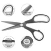 KUONIIY Scissors Ultra Sharp Titanium Blades Soft Comfort-Grip Handles Multi-Purpose