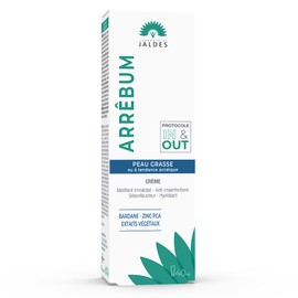 ARR¿BUM Cream Tube 40 ml | Oily and/or Acne-prone skin, blemished skin, enlarged pores | Reduces sebum secretion and impurities, refines pores | Laboratory, Jaldes