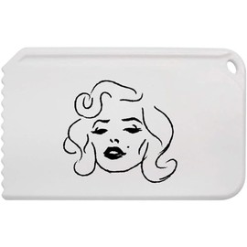 Azeeda 'Woman Face' Plastic Ice Scraper (IC00039925)