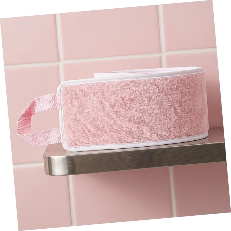 SECFOU Aplicador de Bronceado Espalda Banda de Material Rosa para