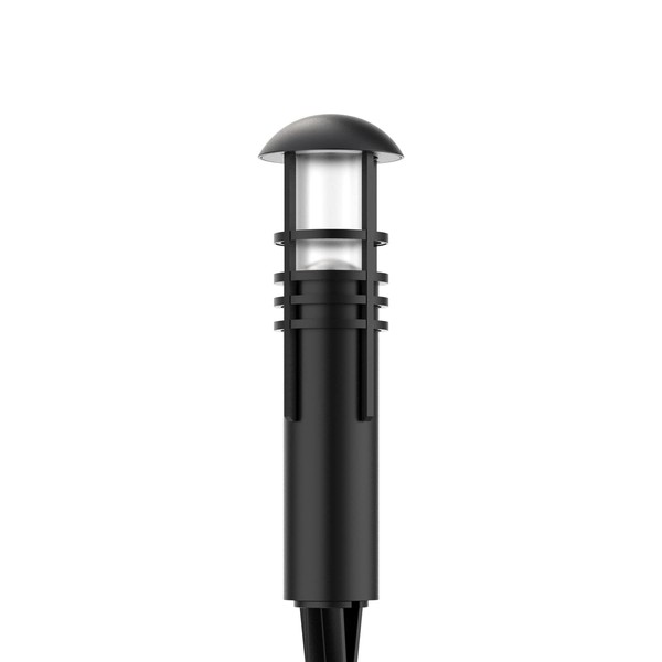 Malibu Low Voltage 1.1W LED Aged Iron Collection Bollard Pathway Light for Garden, Path, Lawn, Patios Use
