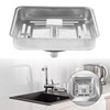 Square Sink Strainer Drainer Stainless Steel Kitchen Bathroom Sink Post