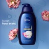 NIVEA Nourishing Botanical Blossom Body Wash with Nourishing Serum, Moisturizing