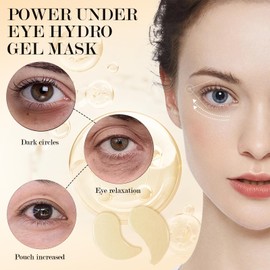 Under Eye Gel Patches 60Pcs Collagen Eye Mask – Hydrating Under Eye Patches for Dark Circles, Puffiness & Fine Lines, Soothing Eye Gel Patches for Men & Women