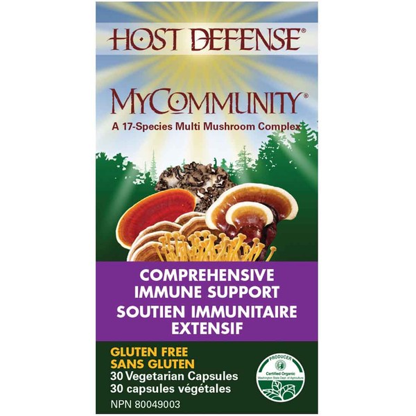 Host Defense MyCommunity, Comprehensive Immune Support, 30 Capsules