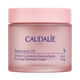 Caudalie Resveratrol-Lift Retinol Alternative Firming Cashmere Cream, Anti-Aging Moisturizer with Resveratrol, Hyaluronic Acid & Vegan Collagen, Refillable Jar - 50 mL