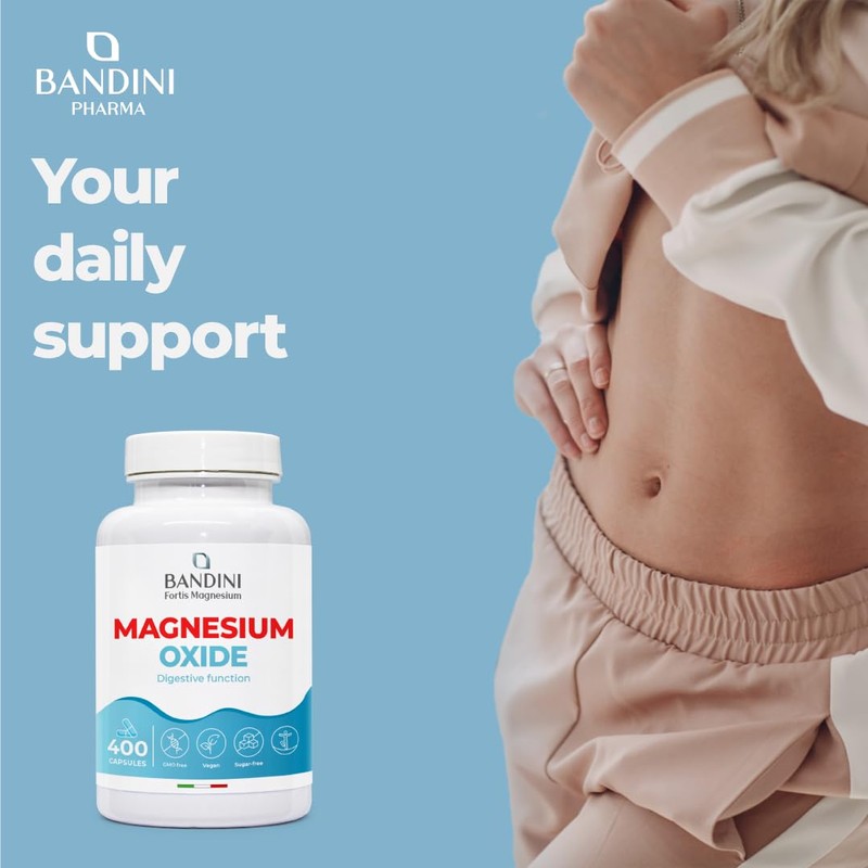 Bandini® Magnesium Oxide 400 Capsules (+1 Year), 664 mg (Including