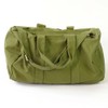 Terra Thread Organic Cotton Aarde Gym Bag, Chestnut Brown