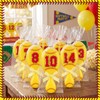 10 Set Softball Mini Detangler Brush Bristles Plastic Detangling Brush