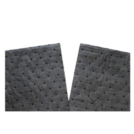 Atlas Connect Oil Absorbing Pads Roll | 10" x 10" | 3mm Thickness | 30 Medium Duty Oil Absorbent Pads Gray |