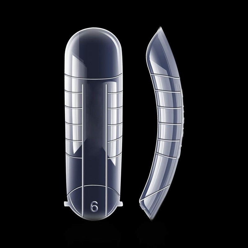 120PCS/Case Dual Forms Nail Mold 12 Size With Scale Gift