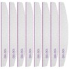 8PCS Professional Nail Files Double Sided Emery Board 100/180 Grit
