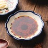 Sizikato 4pcs Porcelain Appetizer Plate, 4-Inch Snack Plate Sauce Dipping