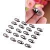 Ejoyous Boot Hooks Lace Fittings with Rivets - 20pcs/set for