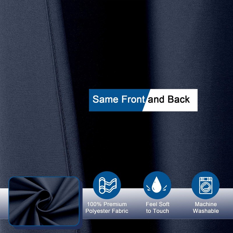 OVZME Zora 78 Inch Shower Curtain Set with 12 Plastic