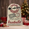 NACRE APPAREL Christmas Jumbo Santa Sack Custom Name Santa Claus